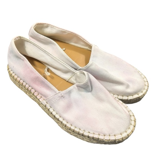 Splendid Pastel Tie-Dye Platform Espadrille size 9.5 Rainbow - Picture 2 of 7